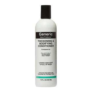 Generic Value Products シックニング＆ボディファイング コンディショナー（Paul Mitchell Extra-Body Daily Rinse 比較品）