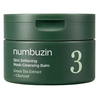 Numbuzin No.3 بلسم تنظيف المسام والمكياج مع الشاي الأخضر والفحم
