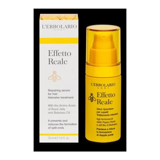 L'Erbolario Effetto Reale سيروم إصلاح الشعر لعلاج مكثف