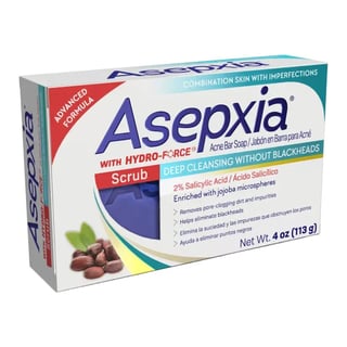 Asepxia Scrub Acne 深層潔顏皂｜添加 2% 水楊酸