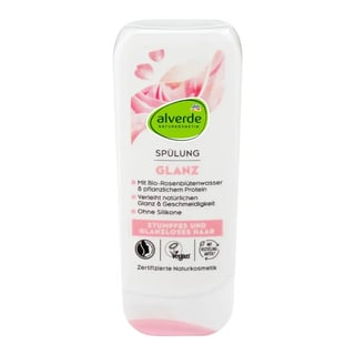 Alverde Naturkosmetik Glanz 亮澤護髮乳（有機玫瑰花水）