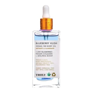 Truly Blueberry Hemp Body Oil