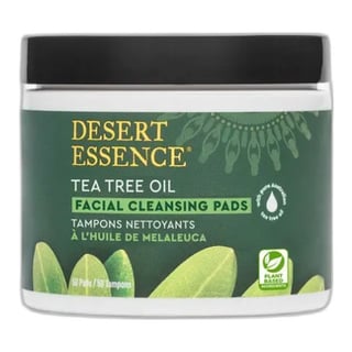Desert Essence مناديل تنظيف الوجه بزيت شجرة الشاي