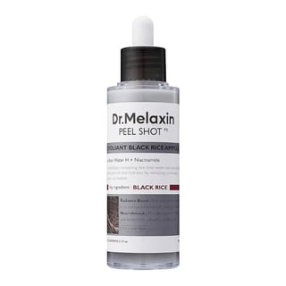 Dr.Melaxin Peel Shot Exfoliant Black Rice أمبول