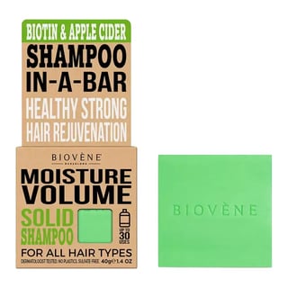 Biovène Barcelona Moisture Volume Biotin & Apple Cider Solid Shampoo Bar