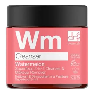 Dr Botanicals بطيخ سوبرفود 2-in-1 منظف ومزيل مكياج