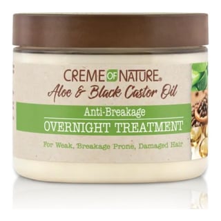 Creme of Nature Aloe & Black Castor Oil Anti-Breakage Overnight Treatment