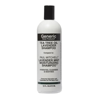 Generic Value Products Tea Tree Oil Lavender Mint Shampoo Compare To Paul Mitchell Lavender Mint Moisturizing Shampoo