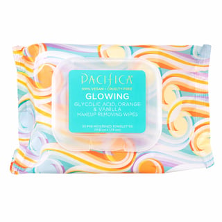 Pacifica مناديل تنظيف لإزالة المكياج Glowing