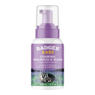 Badger 寶寶晚安泡沫洗髮沐浴露