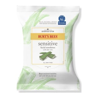 Burt's Bees مناديل Sensitive لتنظيف الوجه