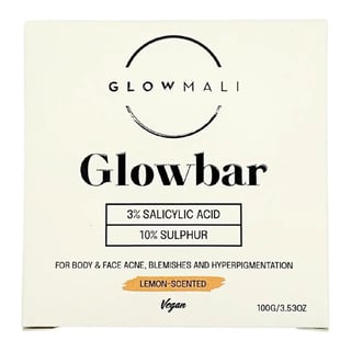 Glowmali Glowbar 3% حمض الساليسيليك + 10% كبريت