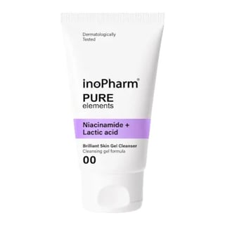 Inopharm Pure Elements Niacinamide + Lactic Acid Brilliant Skin Gel Cleanser