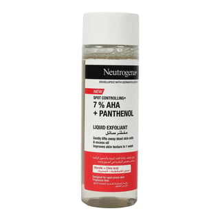Neutrogena Spot Controlling+ 7% AHA + Panthenol Liquid Exfoliant
