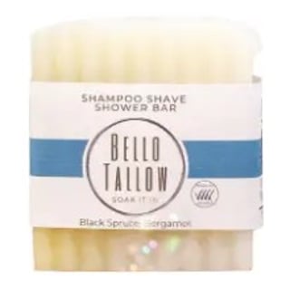 Bello Tallow Shampoo Shave Shower Bar