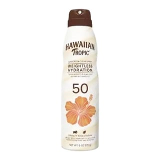 Hawaiian Tropic Weightless Hydration Sunscreen Clear Spray SPF 50