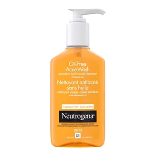 Neutrogena Oil-Free Acne Wash Sensitive Skin Facial Cleanser