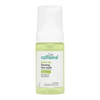 mCaffeine Green Tea & Vit C Foaming Face Wash