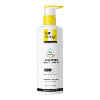 Sunscoop 5% Niacinamide Sunscreen Body Lotion SPF 50+