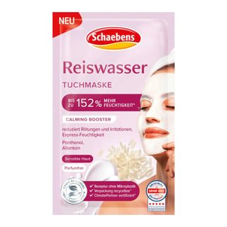 Schaebens Reiswasser Tuchmaske