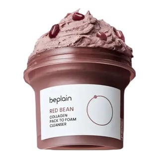 Beplain Red Bean Collagen Pack To Foam Cleanser