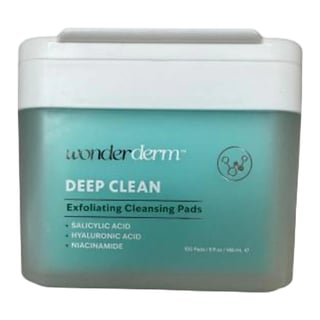 Wonderderm Deep Clean Exfoliating Cleansing Pads