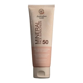 Australian Gold Mineral Tinted Face Lotion Sunscreen SPF 50