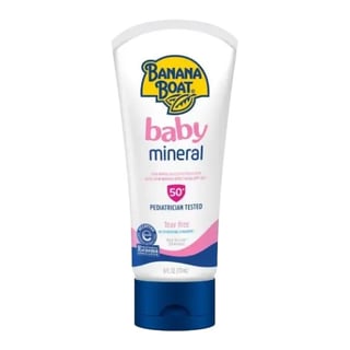Banana Boat Baby 100% Mineral Lotion SPF 50+