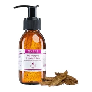 Myrto Natural Cosmetics Bio Shampoo Sandelholz Hirse