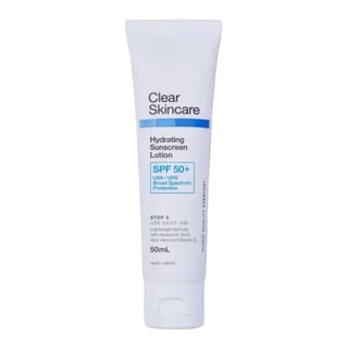 Clear Skincare ハイドレーティング サンスクリーン ローション SPF50+