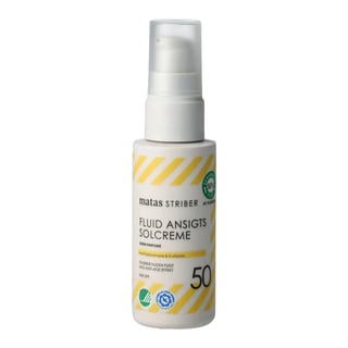 Matas Striber Fluid Ansigtssolcreme SPF 50 Uden Parfume