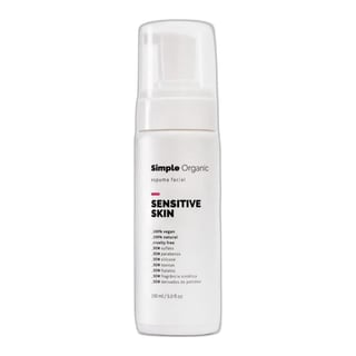 Simple Organic Espuma Facial Sensitive Skin