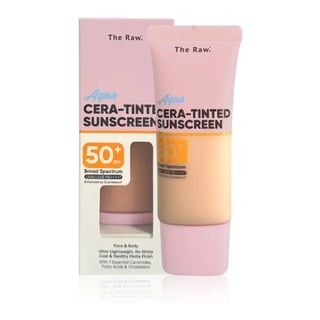 The Raw Aqua Cera-Tinted Sunscreen SPF 50+