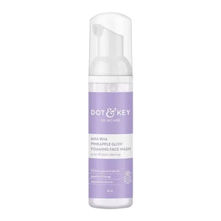 Dot & Key Skincare AHA BHA Pineapple Glow Foaming Face Wash