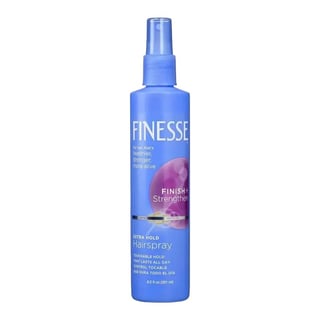Finesse Finish + Strengthen Extra Hold Hair Spray, Non-Aerosol