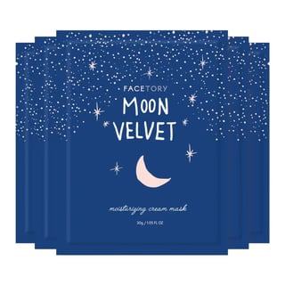 Facetory Moon Velvet Moisturizing Cream with Jojoba Oil Sheet Mask