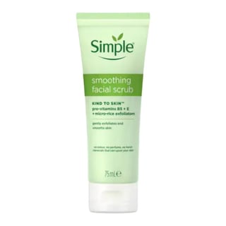 Simple Skincare Smoothing Facial Scrub