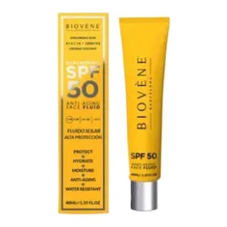 Biovène Barcelona Hyaluronic SPF 50 Anti-Aging Face Fluid