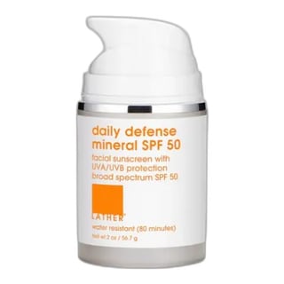 Lather Daily Defense Mineral SPF 50 Facial Sunscreen