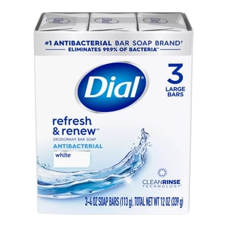 Dial Refresh & Renew Antibacterial Bar Soap