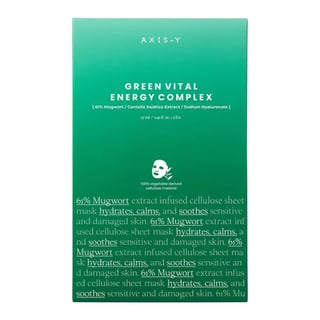 AXIS - Y Mugwort Green Vital Energy Complex Sheet Mask