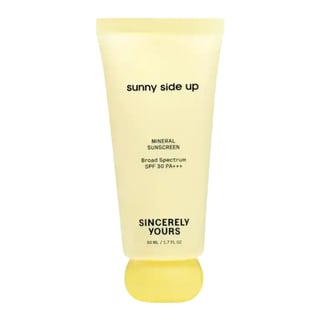 Sincerely Yours Sunny Side Up Hydrating Mineral Sunscreen, Broad Spectrum Protection SPF 30 PA+++
