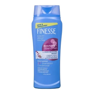 Finesse Restore + Strengthen Moisturizing 2 in 1 Shampoo and Conditioner