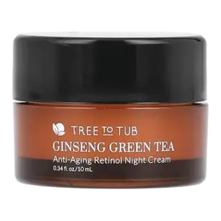 Tree to Tub Ginseng Green Tea Anti-Aging Retinol Night Cream