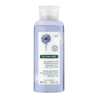 Klorane Micellar Water Makeup Remover With Cornflower