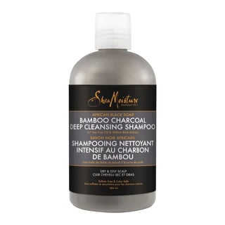 Shea Moisture African Black Soap Bamboo Charcoal Deep Cleansing Shampoo
