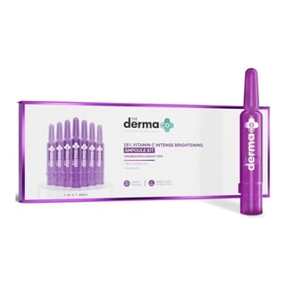 The Derma Co 15% Vitamin C Intense Brightening Ampoule Kit