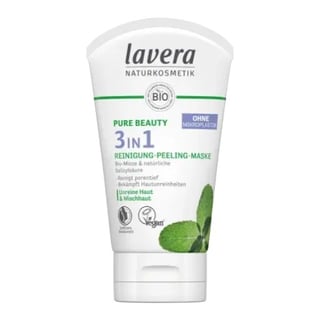 Lavera Pure Beauty 3 In 1 Reinigung Peeling Maske