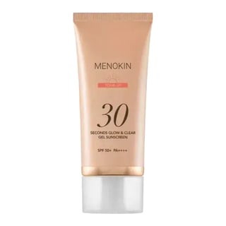 Menokin 30秒 グロウ＆クリア ジェルサンスクリーン SPF 50+