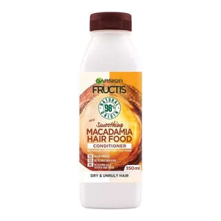Garnier Fructis Smoothing Conditioner Macadamia Hair Food